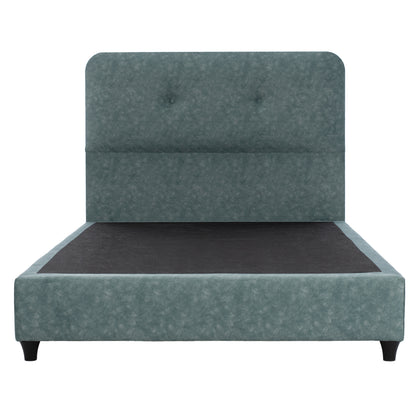 Bed Dolores Hm649.27 T.nubuck Fabric Light Green 90x200
