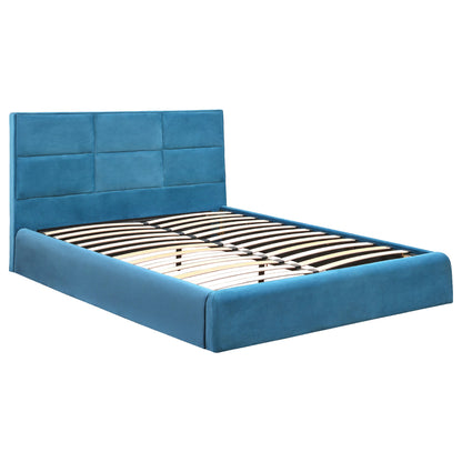 Bed Briley Velvet Royal Blue With Storage Space 160x200 Cm Hm583.18