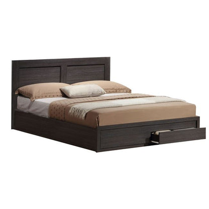 Bed Capri Hm399.01 With 2 Drawers Zebrano 160x200 Cm