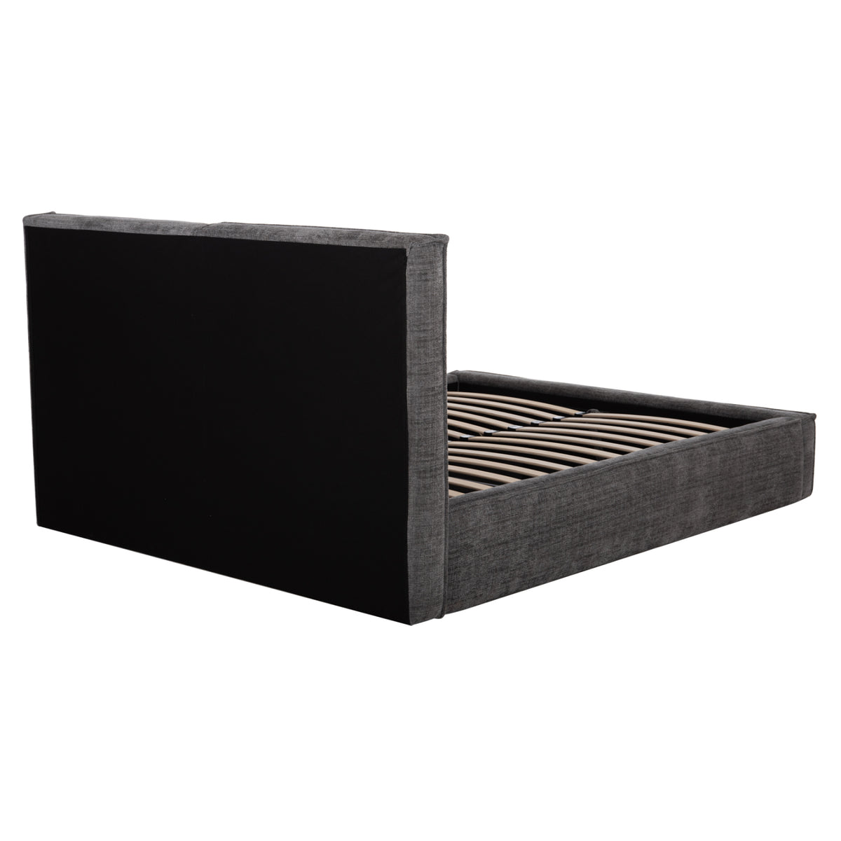 Double Bed With Storage Space Sonder Hm764.01 Grey Fabric--for Mattress 160x200cm
