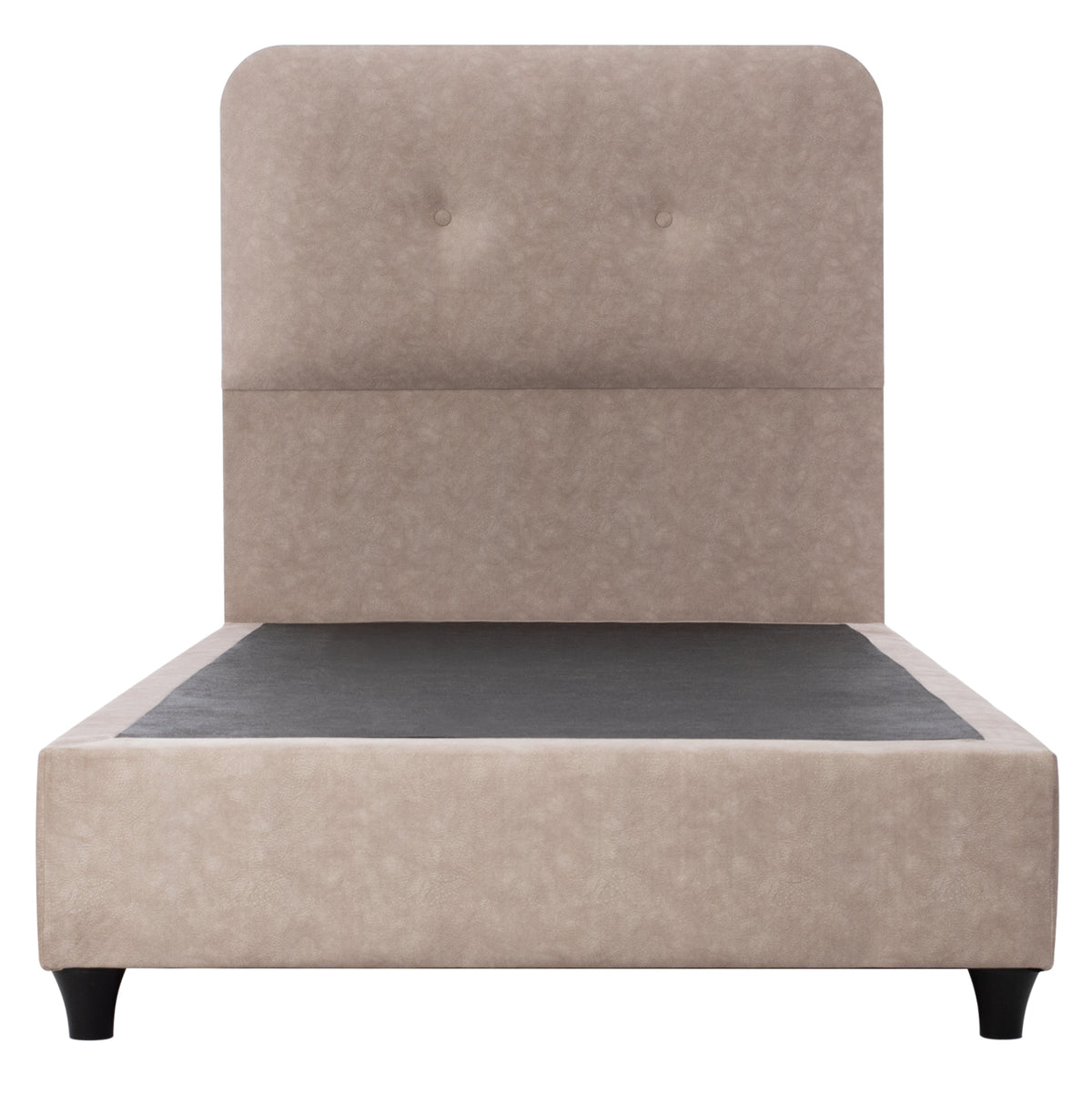 Bed Dolores Beige Fabric 90x200
