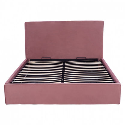 Bed Allie Hm584.12 160x200 With Storage Space- Dusty Pink  Velvet