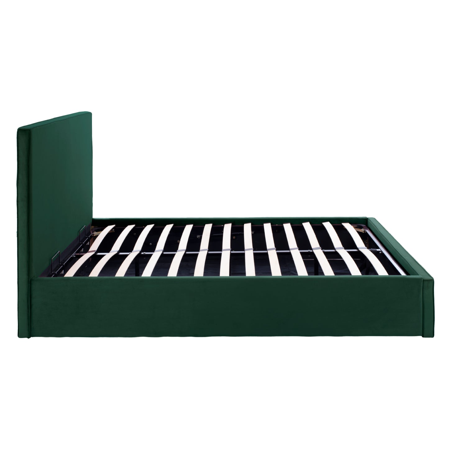 Bed Allie Hm584.13 160x200 With Storage Space In Cypress Green