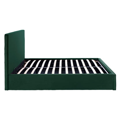 Bed Allie Hm584.13 160x200 With Storage Space In Cypress Green