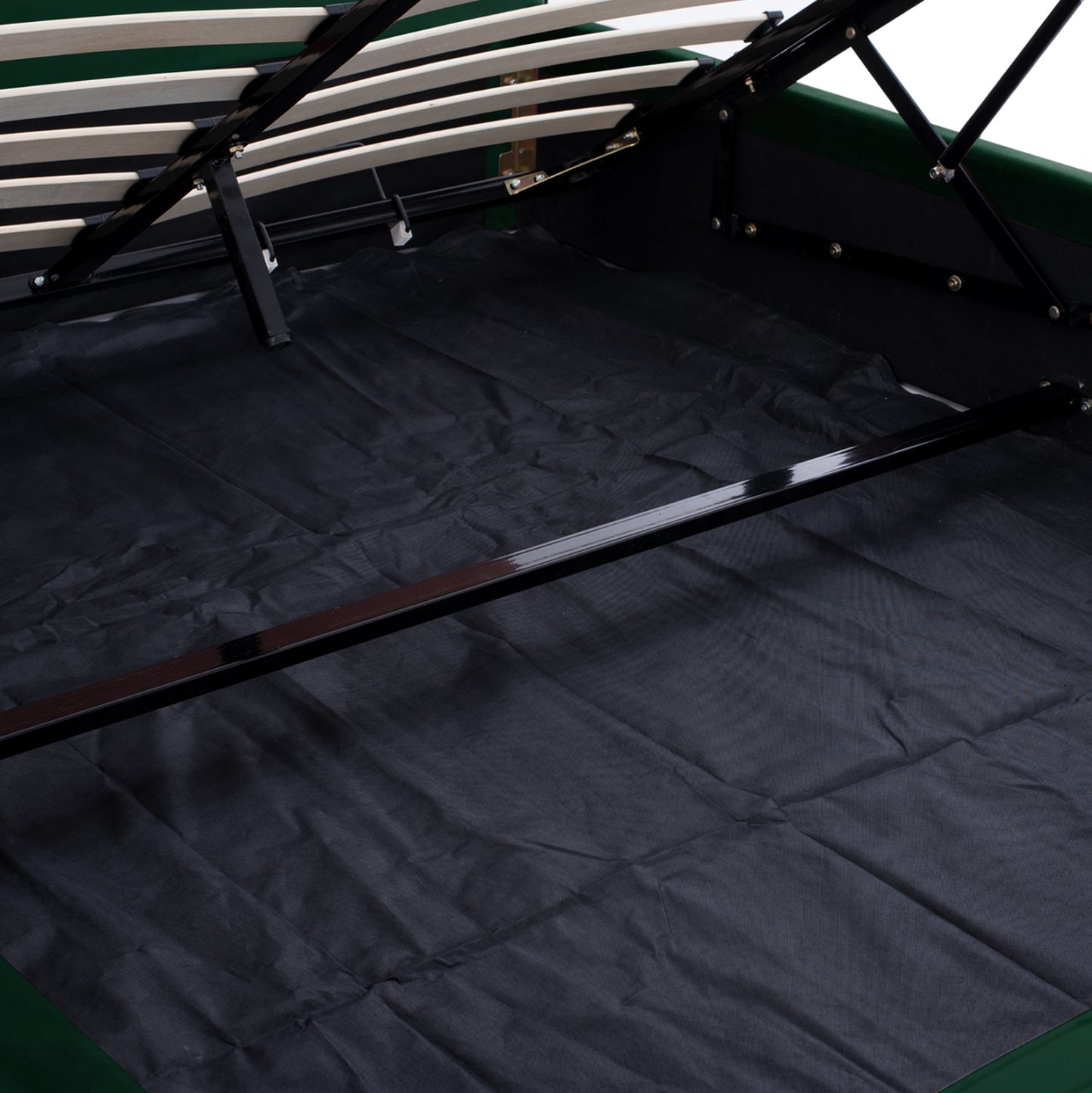 Bed Allie Hm584.13 160x200 With Storage Space In Cypress Green