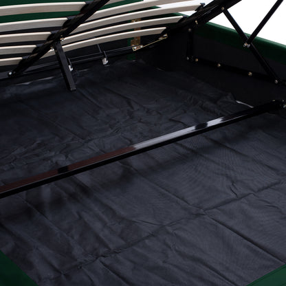 Bed Allie Hm584.13 160x200 With Storage Space In Cypress Green