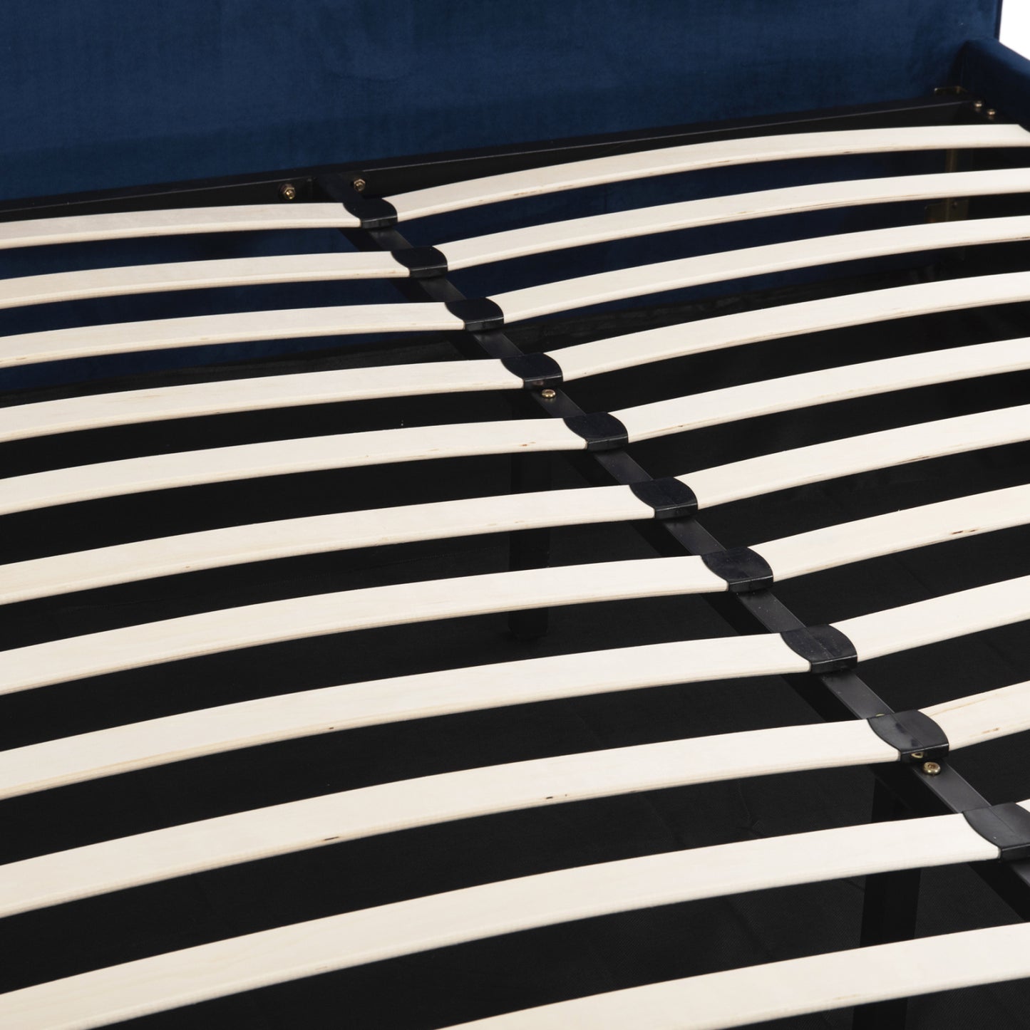 Bed Allie Hm584.18 160x200 With Storage Space-blue Velvet