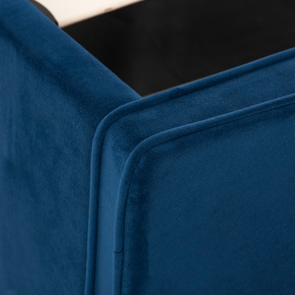 Bed Allie Hm584.18 160x200 With Storage Space-blue Velvet
