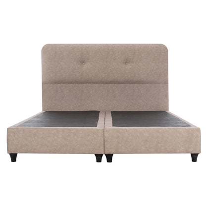 Bed Fb9637.22 Dolores, Beige Nubuck-type Fabric, 150x200