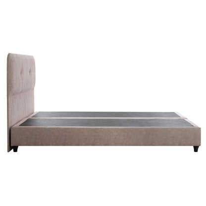 Bed Fb9637.22 Dolores, Beige Nubuck-type Fabric, 150x200