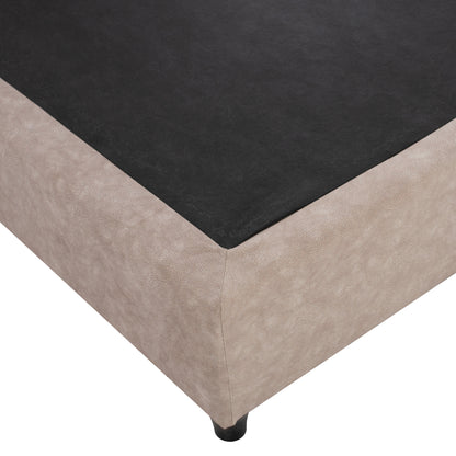 Bed Fb9637.22 Dolores, Beige Nubuck-type Fabric, 150x200