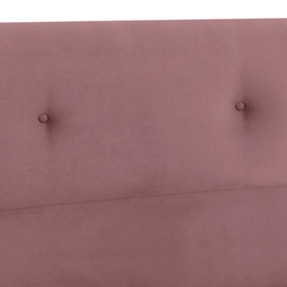 Bed Hm648.12 Dolores, Dusty Pink Velvet, 120x200