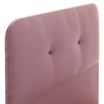 Bed Dolores Hm649.12 Dusty Pink Velvet 90x200 Cm