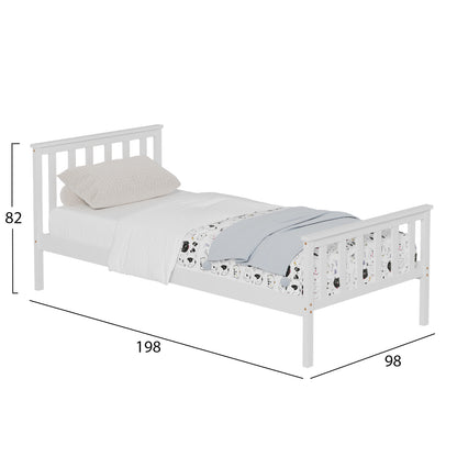 Vero Kids Bed - Solid Pine Wood 90x190cm