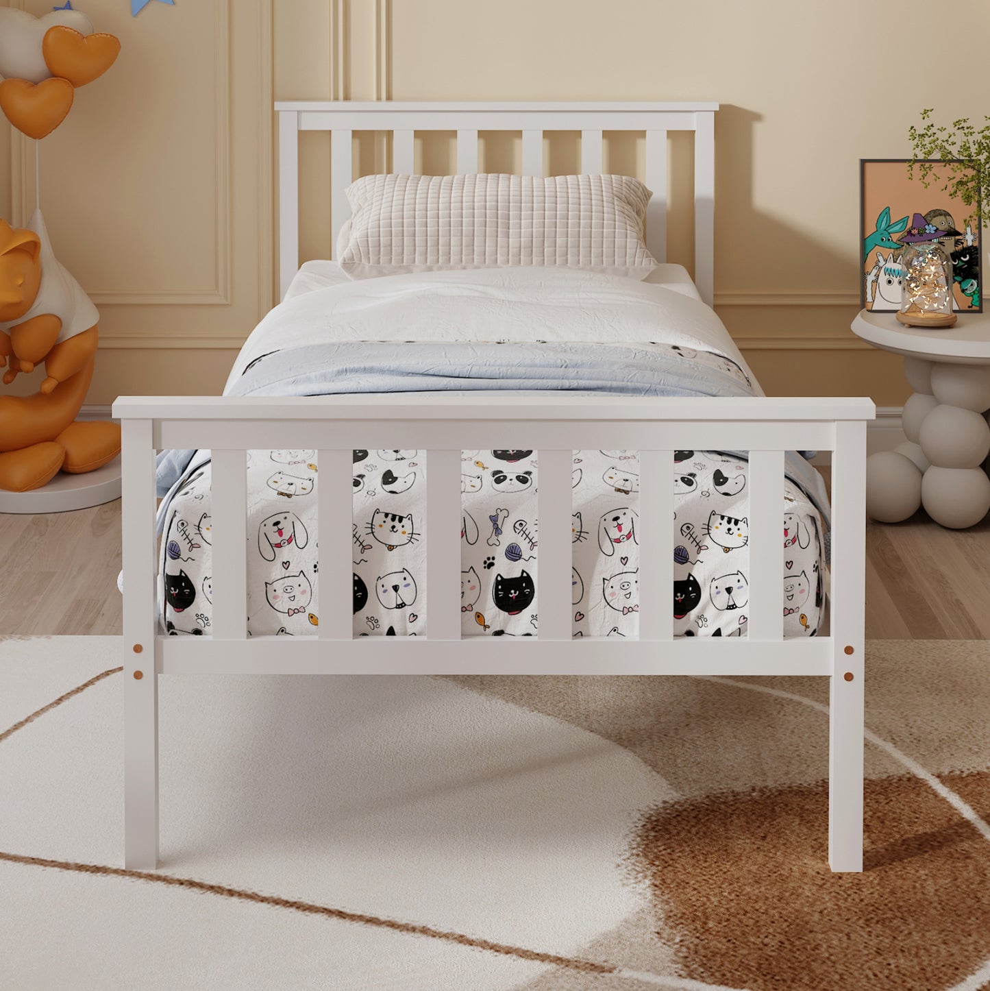 Vero Kids Bed - Solid Pine Wood 90x190cm