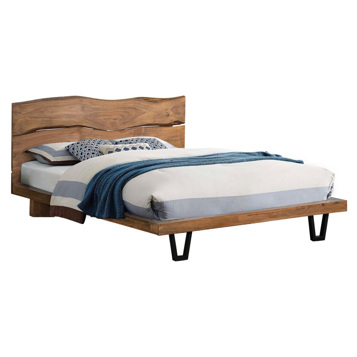Bed Hm8218.11 Nicole, Solid Wood Acacia, 160x200