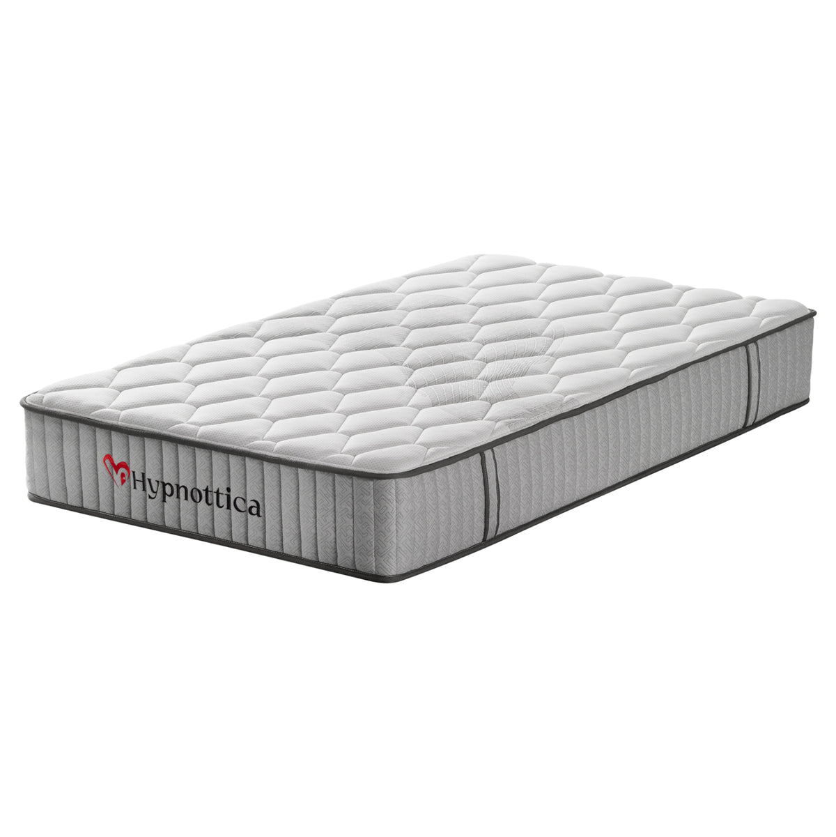 Semi-double Bed With Mattress Maylin Hm10758.03 Grey Fabric--mattress 120x200cm