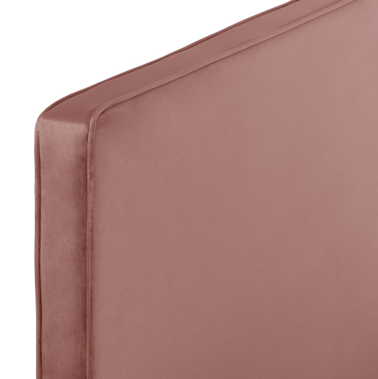 Bed Maylin Hm598.02 With Dusty Pink Velvet For Mattress 120x200cm.