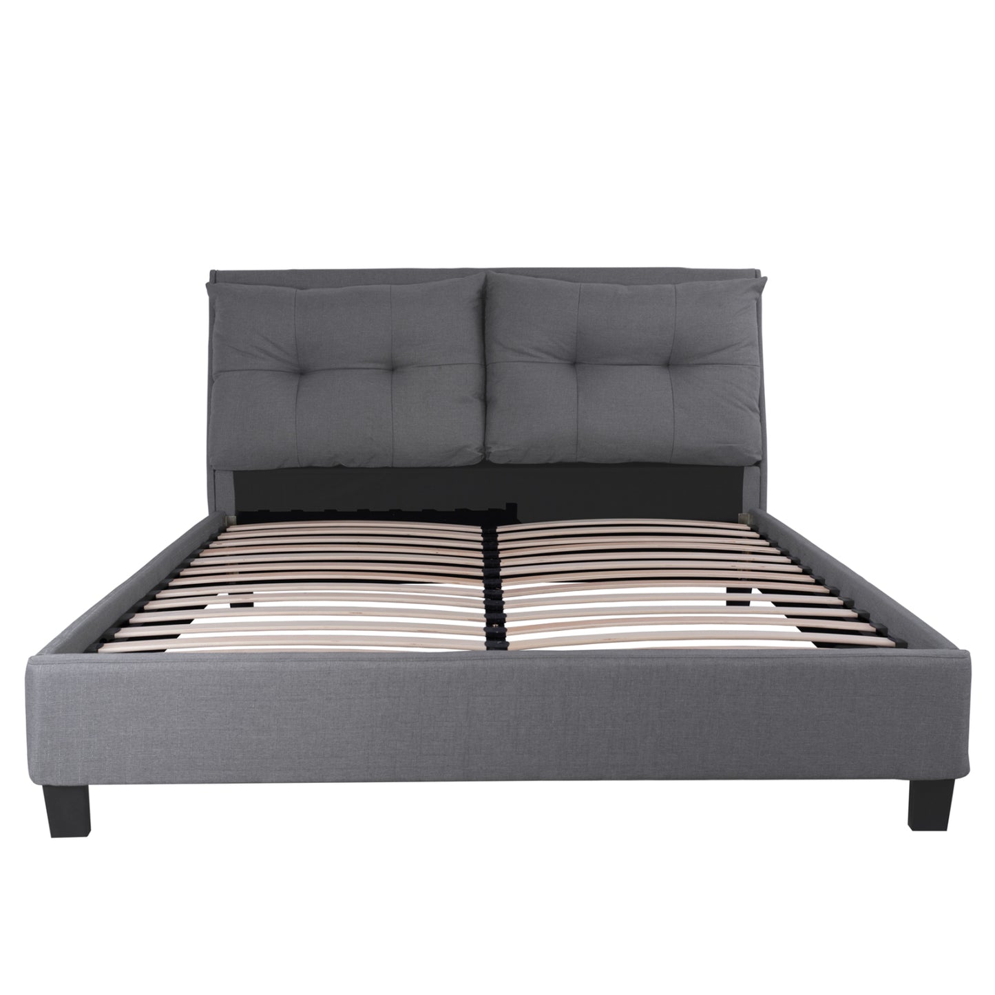 Bed With Mattress Billie Hm21284.03 Grey Fabric--for Mattress 160x200cm