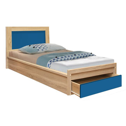Bed With Drawer Playroom Hm330.01 Sonama-blue 90x190cm