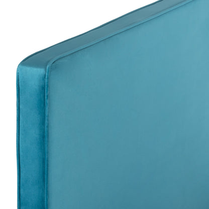 Bed Maylin Hm598.08 With Blue-green Velvet For Mattress 120x200cm.