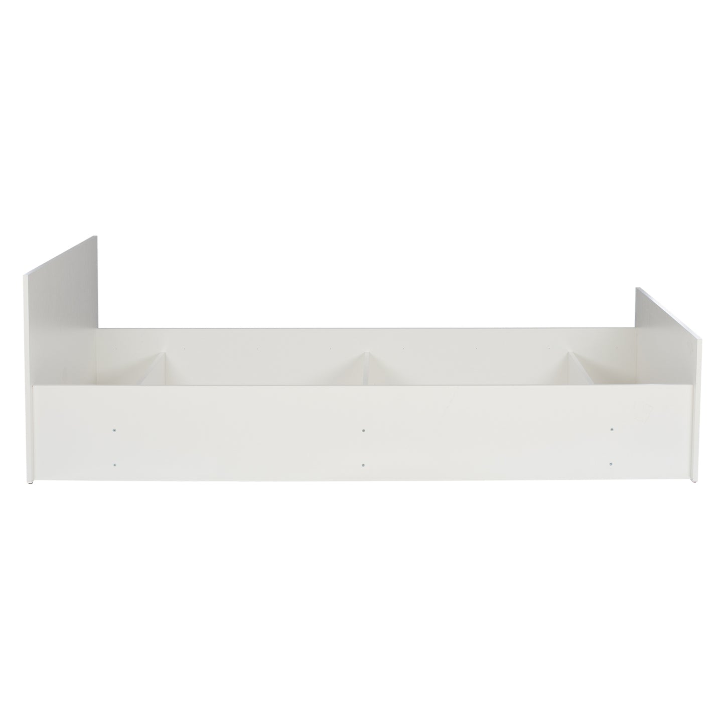 Melamine Bed For Mattress 90x200cm. White Hm2433.03