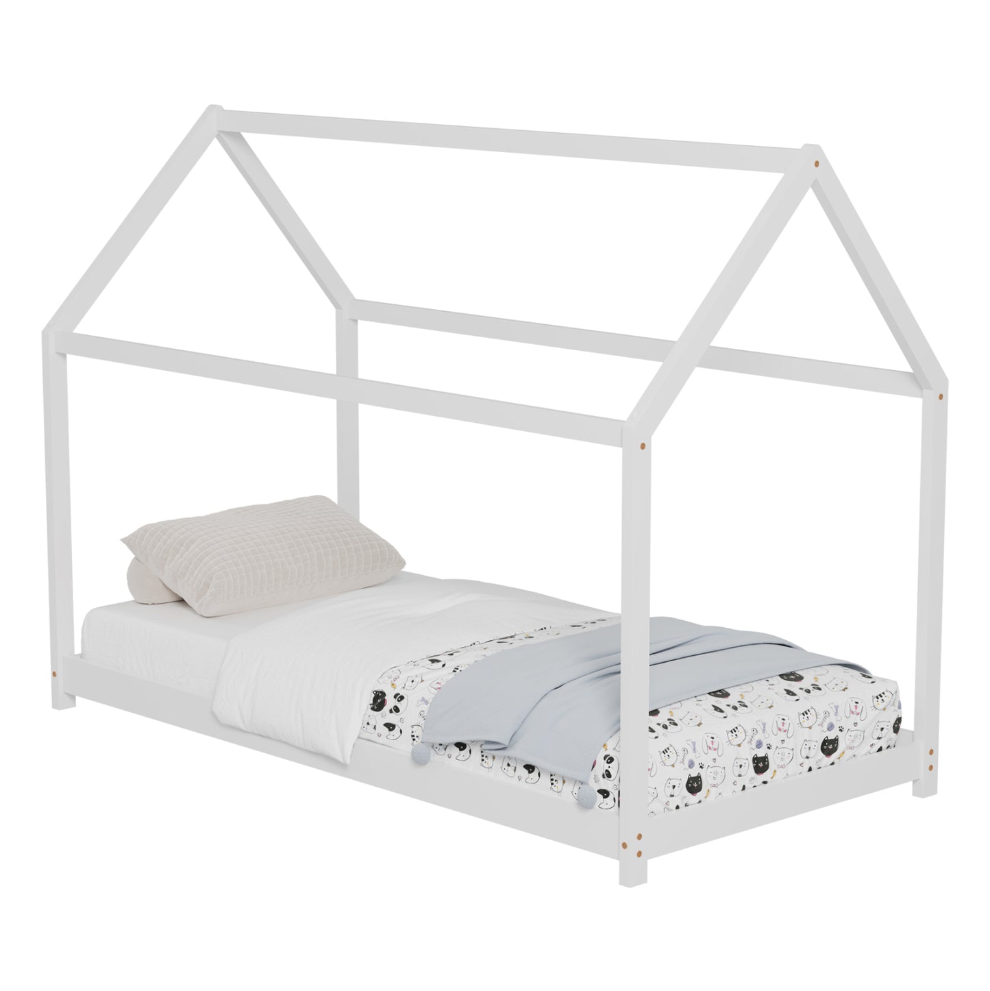 Lumo Montessori Bed - Solid Pine Wood 90x190cm