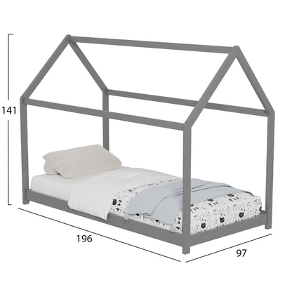 Lumo Montessori Bed - Solid Pine Wood 90x190cm
