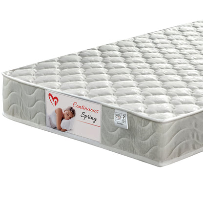 Bed With Mattress Gimly Hm21300.01 Pine Wood In White Color For Mattress 90x190cm