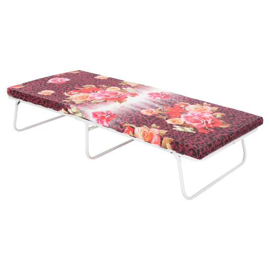Bed -camp Bed 6cm Foam 180x80 Pillow With Wooden Support
