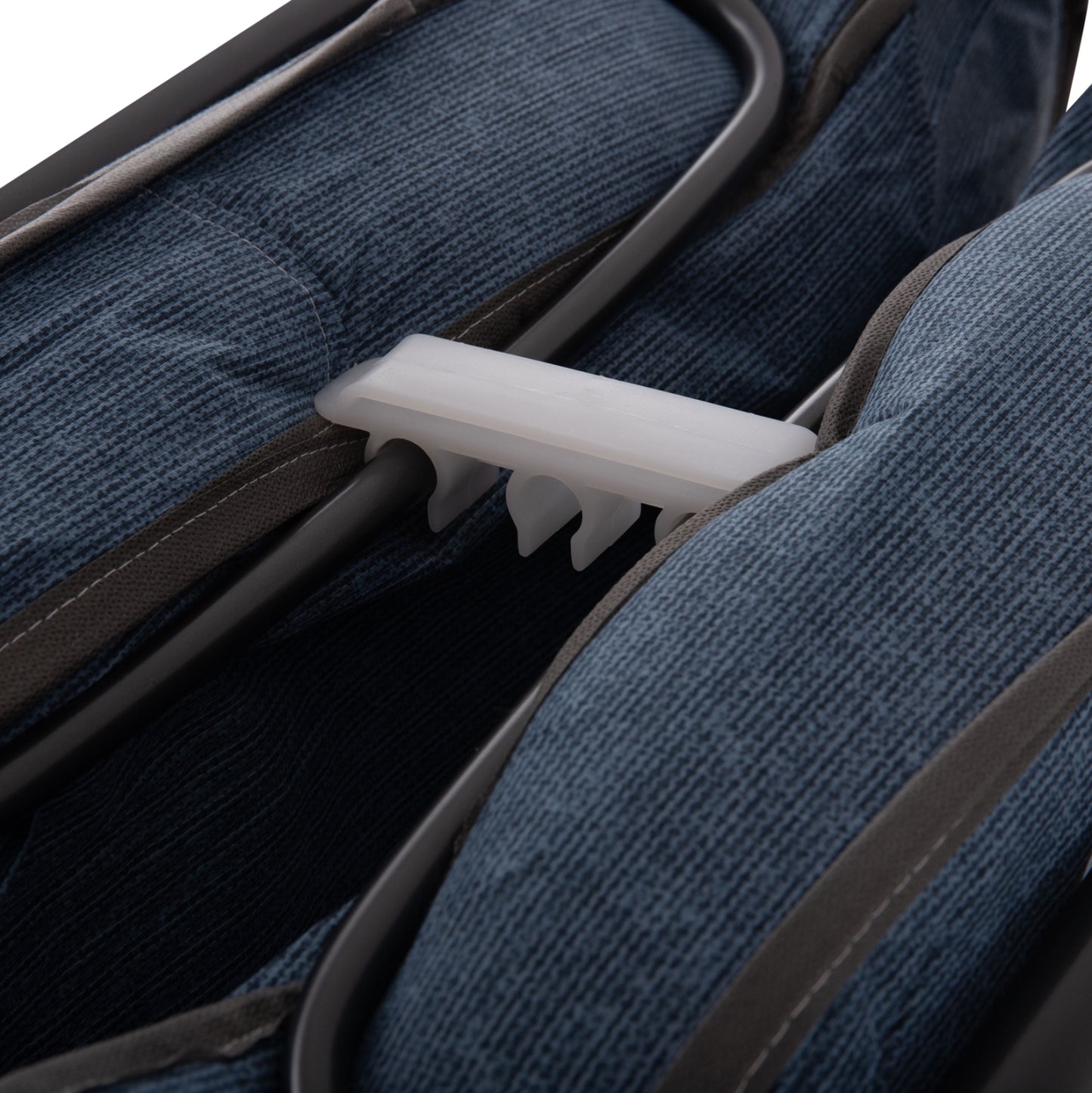 Foldable Bed Noble Hm393.02 Metallic With Wheels & Mattress 9cm In Grey 80x182x37.5hcm.