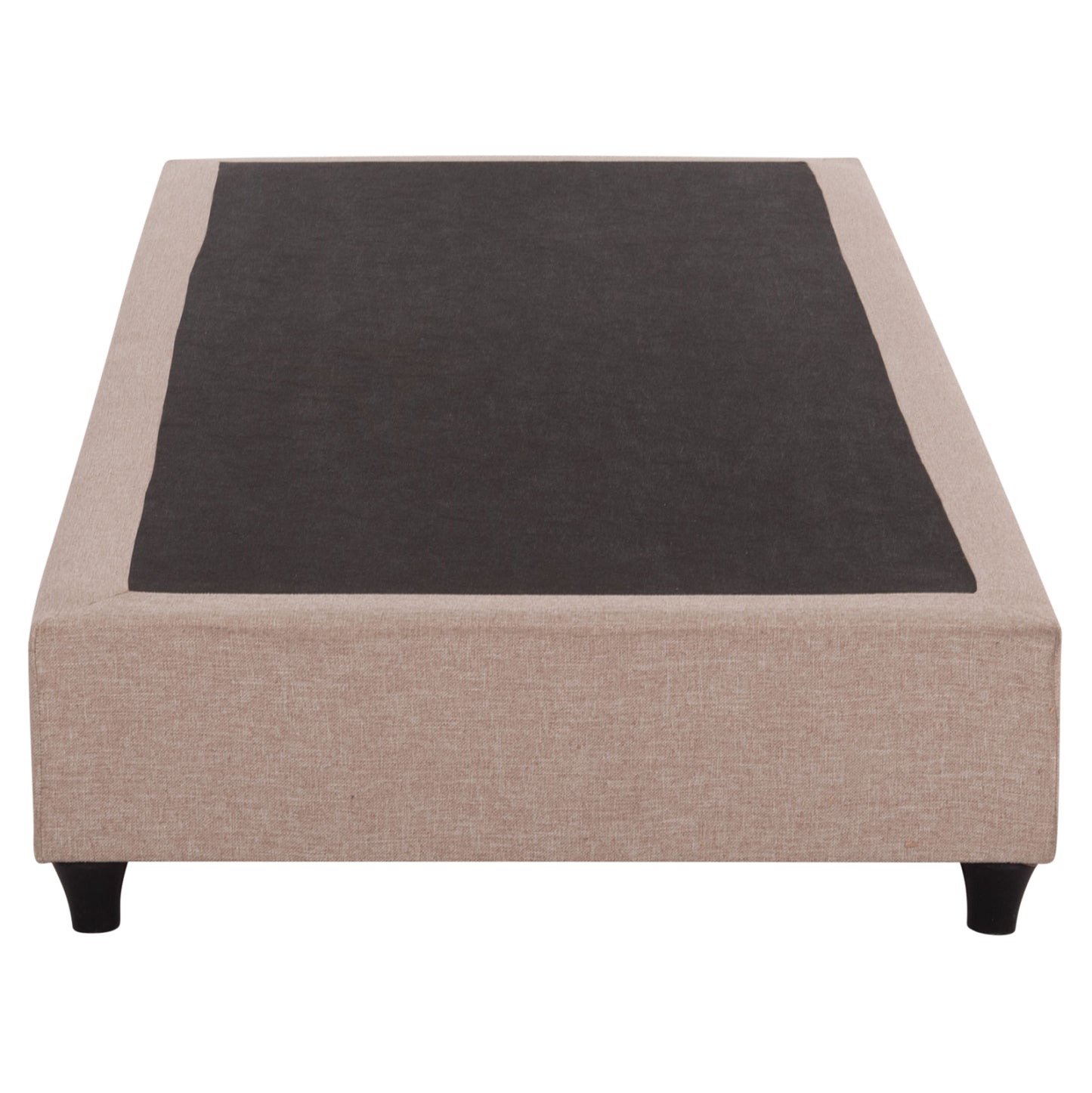 Substrate Bed Siggy Hm721.30 No Storage Space--beige Fabric--for Mattress 80x200cm.