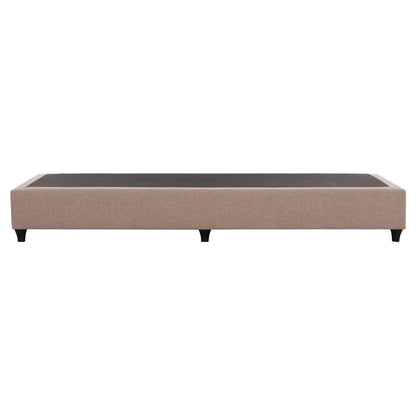 Substrate Bed Siggy Hm721.30 No Storage Space--beige Fabric--for Mattress 80x200cm.