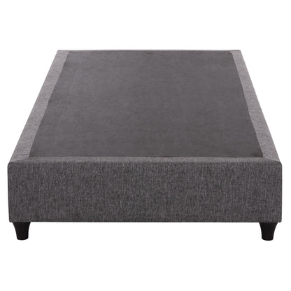 Substrate Bed Siggy Hm722.10 No Storage Space--grey Fabric--for Mattress 90x200cm.