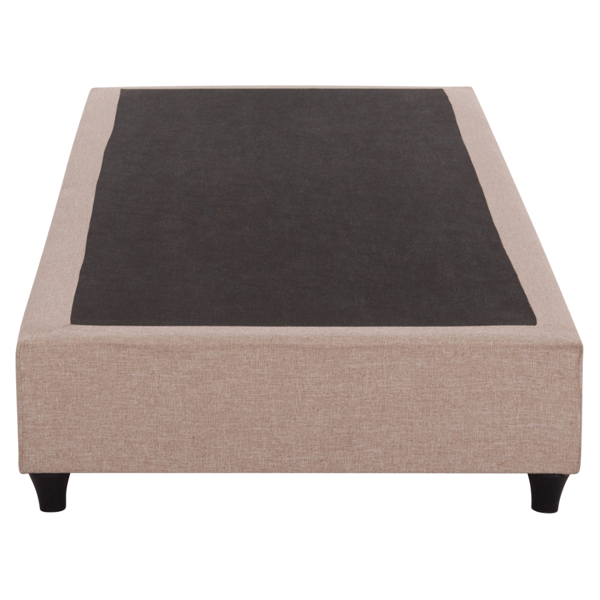 Substrate Bed Siggy Hm722.30 No Storage Space--beige Fabric--for Mattress 90x200cm.