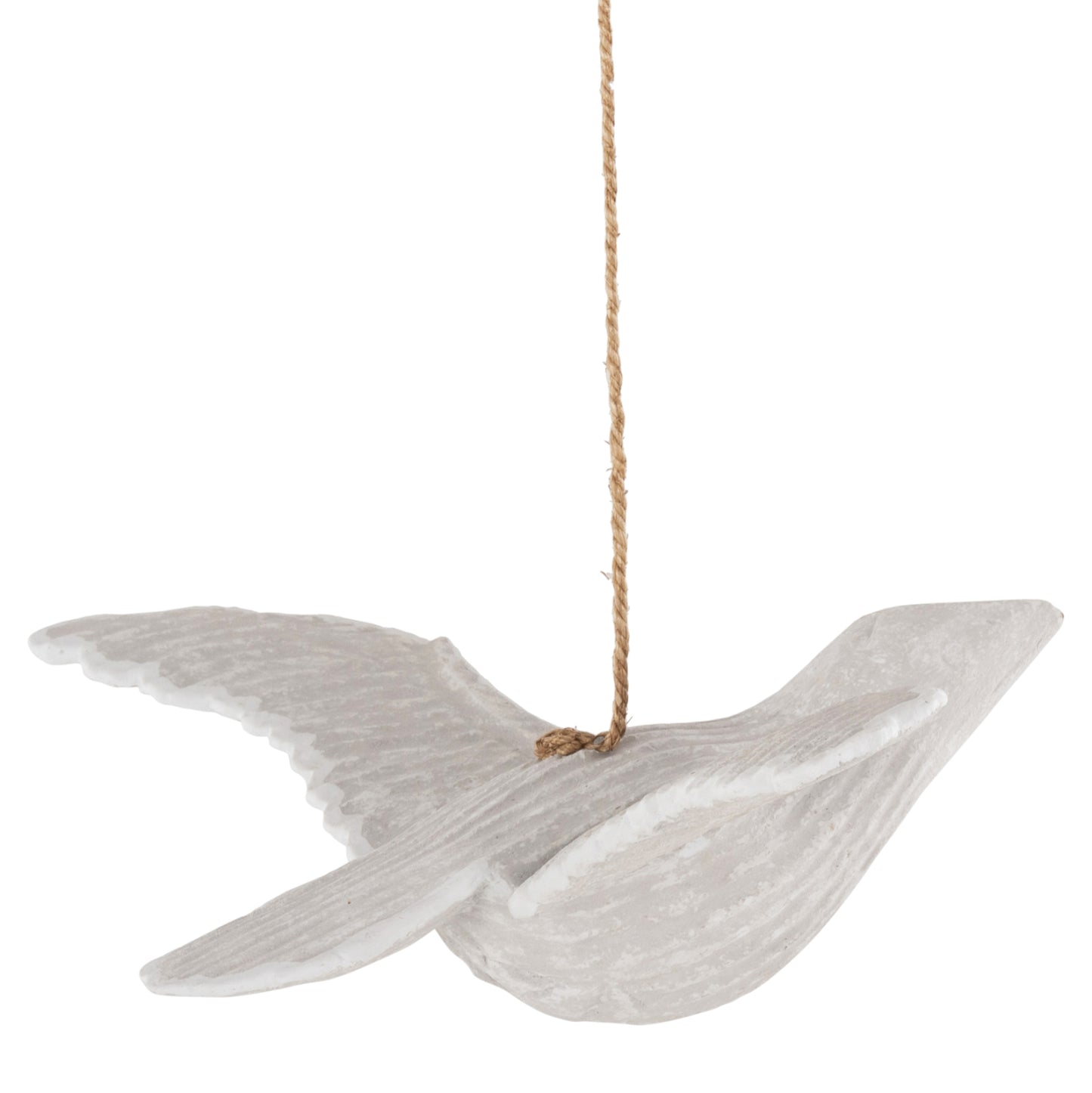 Pendant Decoration Seagull Hm4301 Albasia Wood In Whitewash 65x40x16-96h Cm.