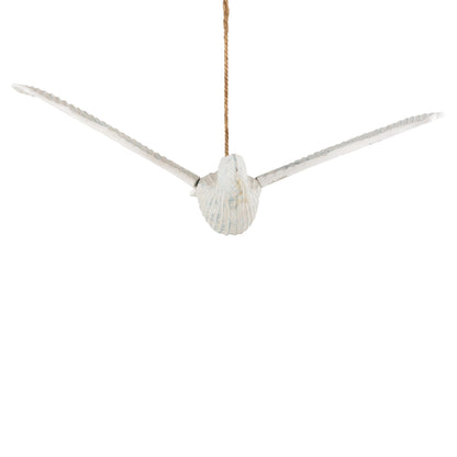 Pendant Decoration Seagull Hm4302 Albasia Wood In Bluewash 93x62x12-100h Cm.m.