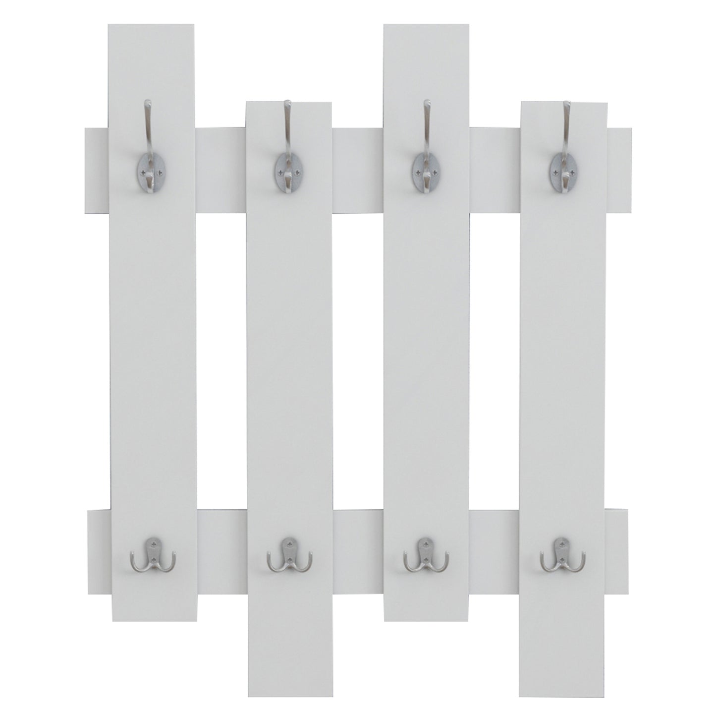 Wall Coat Hanger Wesson Hm8940.11 Melamine In White 64x4x79hcm.