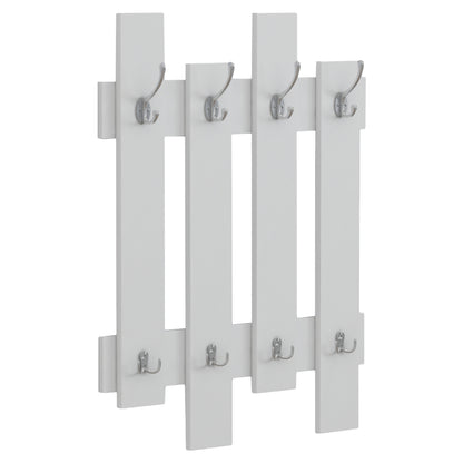 Wall Coat Hanger Wesson Hm8940.11 Melamine In White 64x4x79hcm.