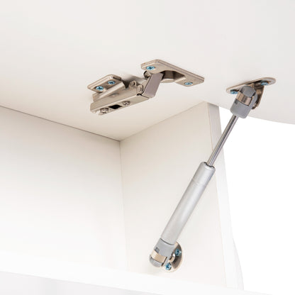 Entryway Hanger With Cabinet Shelf Stor Hm18078.01 Melamine In White 84x15.5x28.5hcm.