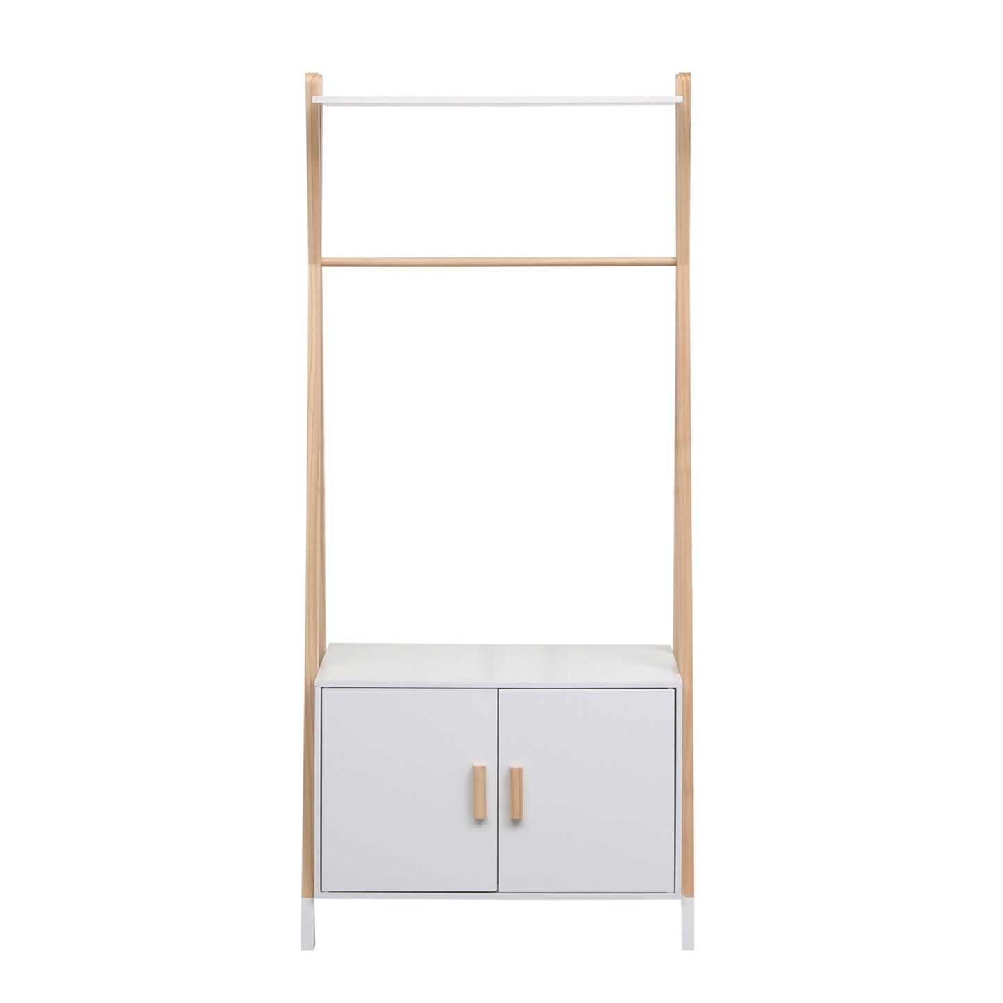 Kids' Hanger With Cabinet Paschal Hm2495.03 Melamine-pine Wood 76x44x170hcm.