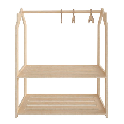 Children's Hanger Sani Hm18225.03 Birch Wood In Natural Color 86x49x110hcm.