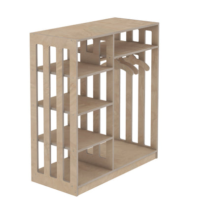 Children's Hanger Sani Hm18226.03 Birch Wood In Natural Color 90x40x100hcm.