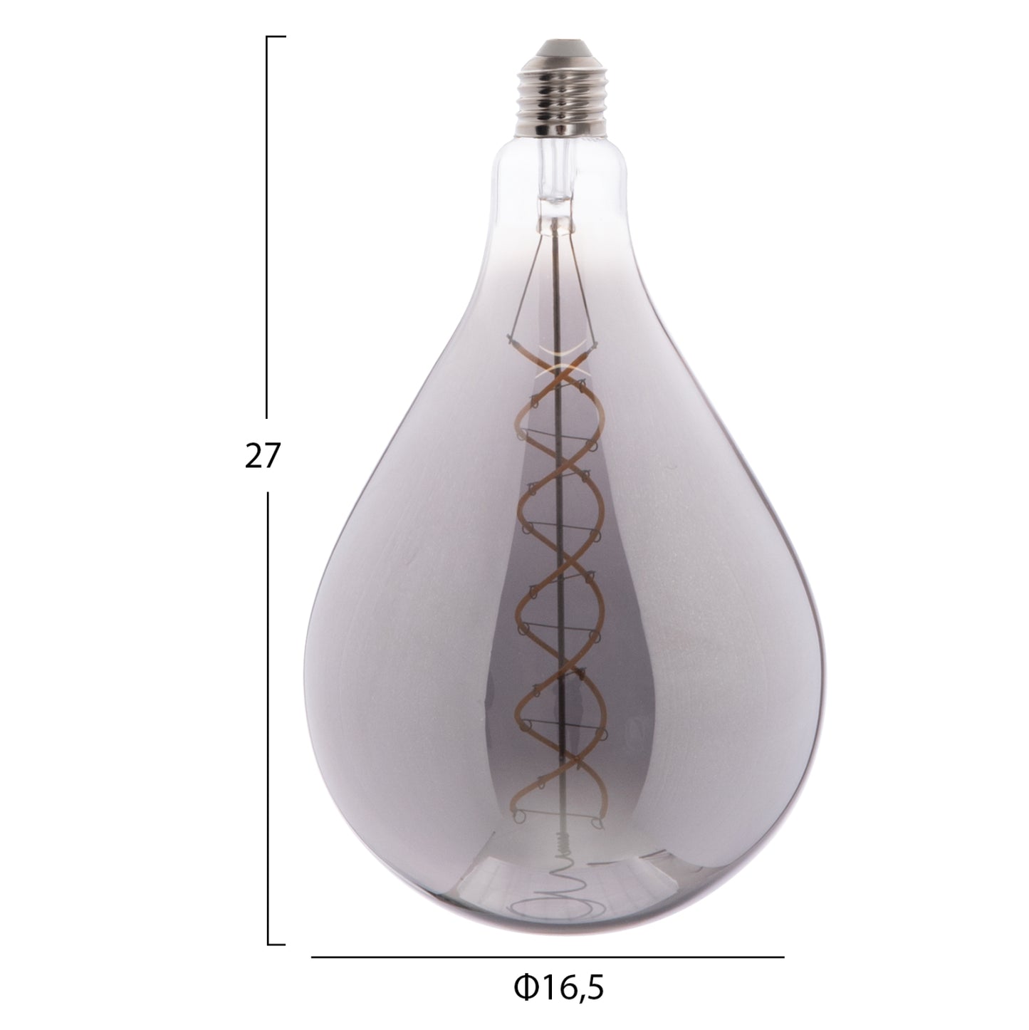 Light Bulb Hm4052.03 Led Filament 8w E27 3000k Smoke Color Dimmable