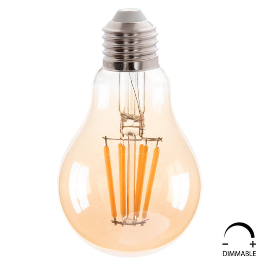 Light Bulb Hm4045 Led Filament 8w E27 3000k Gold Dimmable