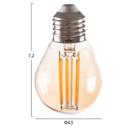 Light Bulb Hm4046.02 Led Filament 6w E27 3000k Gold Dimmable