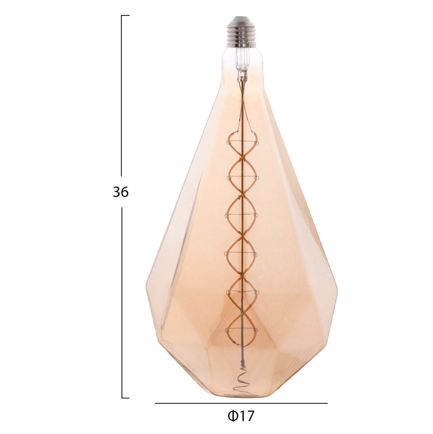 Light Bulb Hm4057 Led Filament 8w E27 3000k Gold Color Dimmable