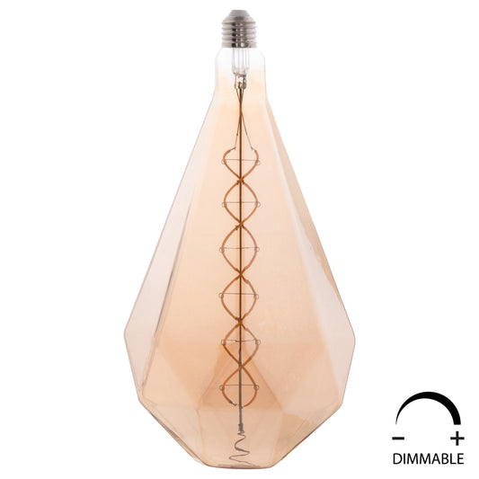 Light Bulb Hm4057 Led Filament 8w E27 3000k Gold Color Dimmable