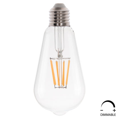Light Bulb Hm4188.01 Led Filament 8w E27 Dimmable 2700k Clear