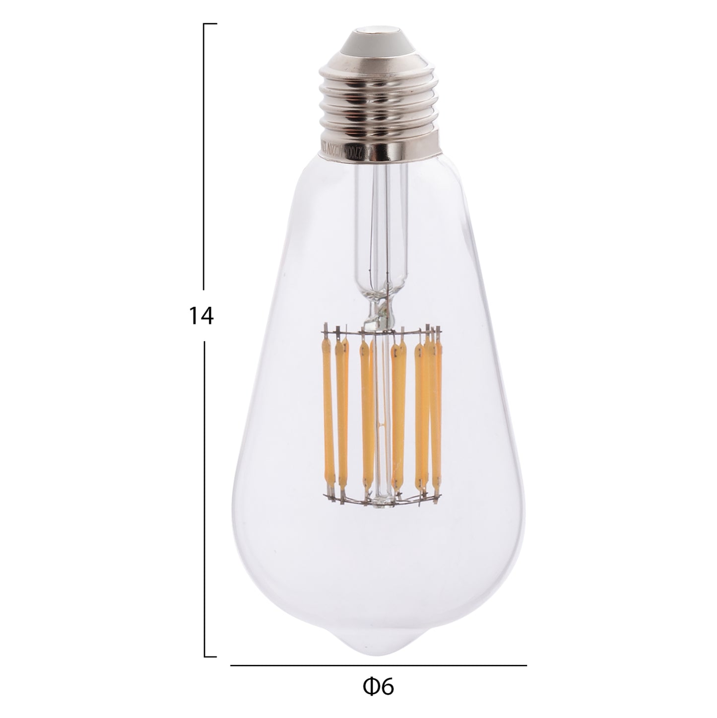 Light Bulb Hm4189.01 Led Filament 12w E27 2700k Clear